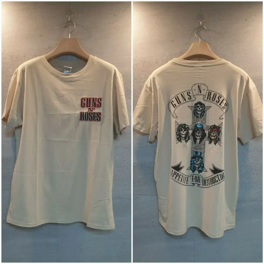 Guns N Roses. 오피셜굿즈. 반팔티.