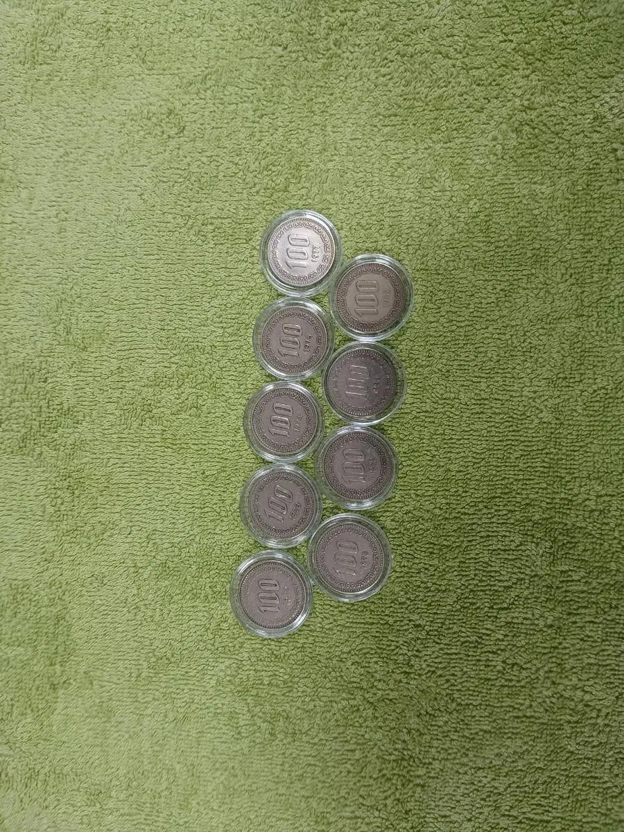 100원 구동전 1970~82년도 년도별 1셋트및 각,년도별도