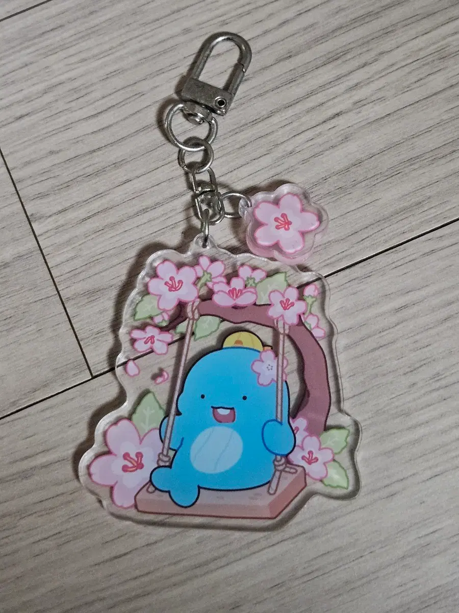 잠뜰 벚꽃시즌 아크릴키링