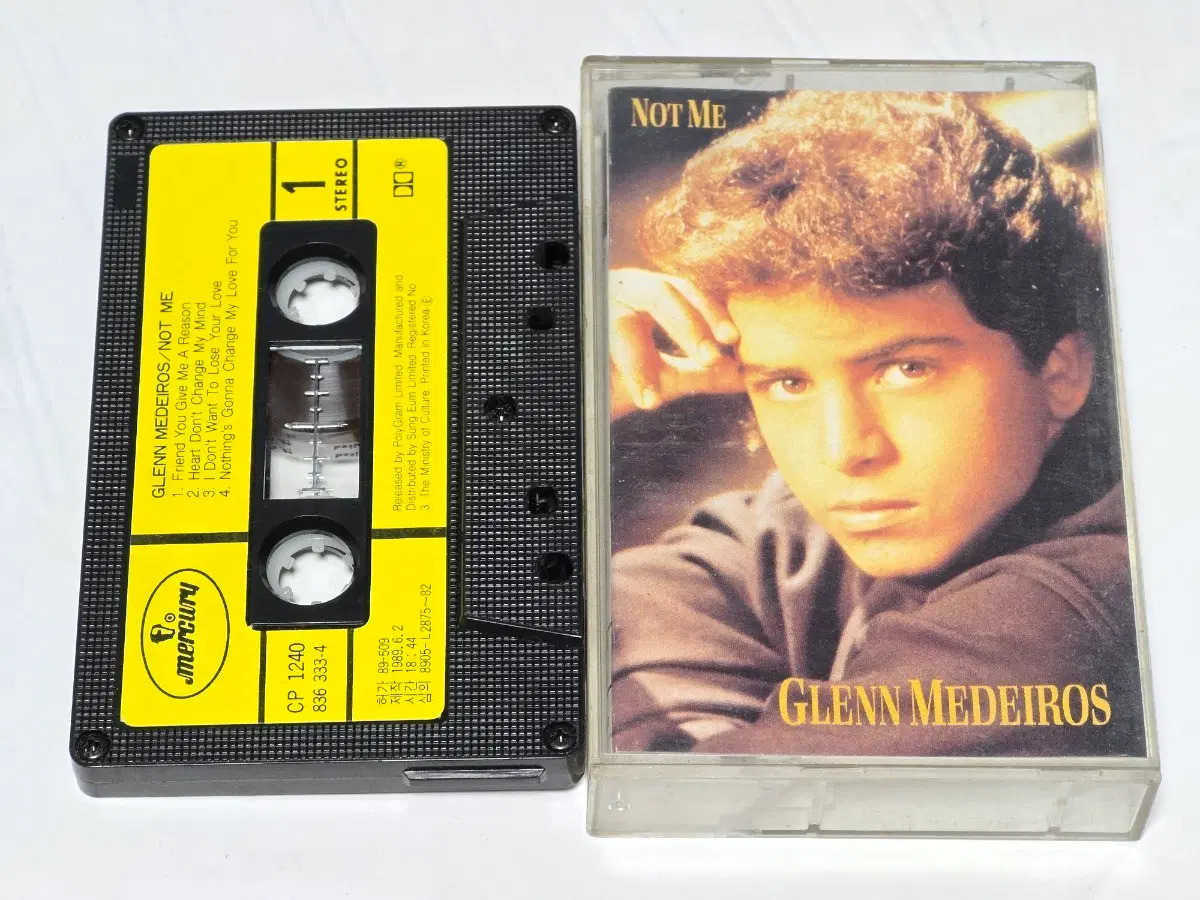글렌 메데이로스 (Glenn Medeiros) - Not Me 카세트테이프
