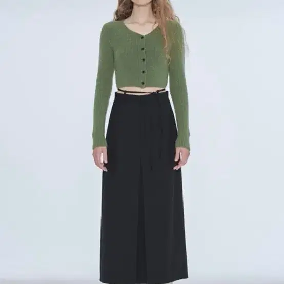 DIAGONAL 스트링 벨트 스커트