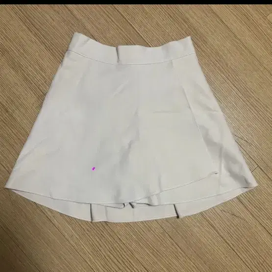 수입 아이보리 플리츠 미니스커트 치마바지 속바지 수입의류