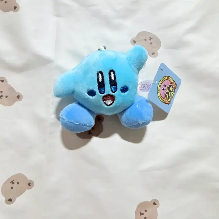 커비 파랑 인형 키링
