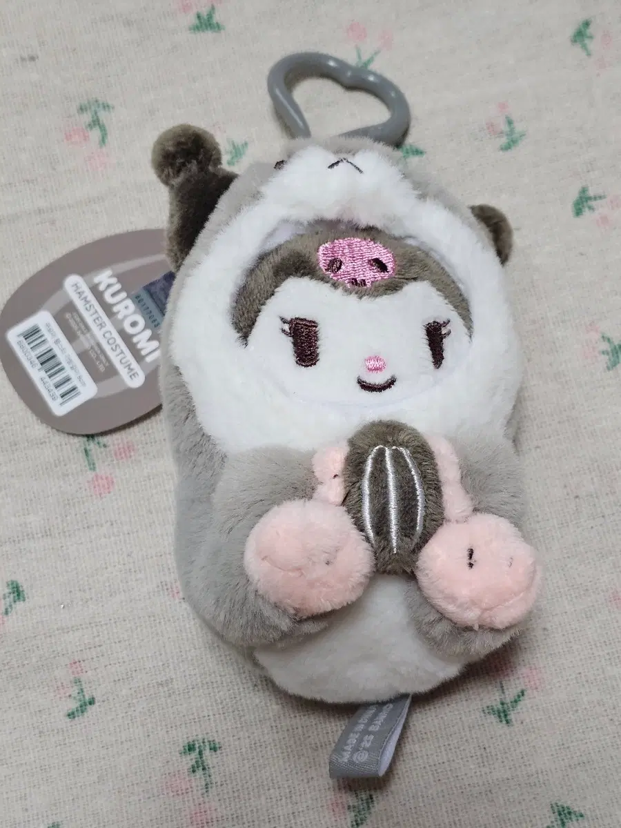 산리오 쿠로미 햄스터 가방걸이 9cm