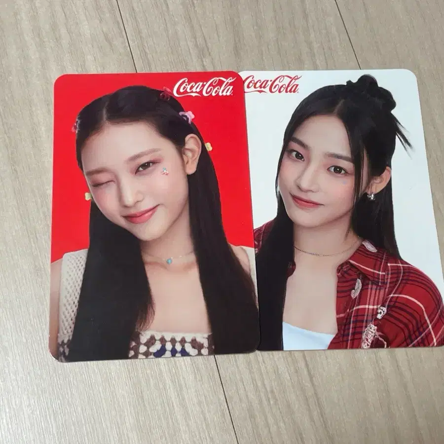 일괄) 뉴진스 코카콜라 엽서 해린 민지