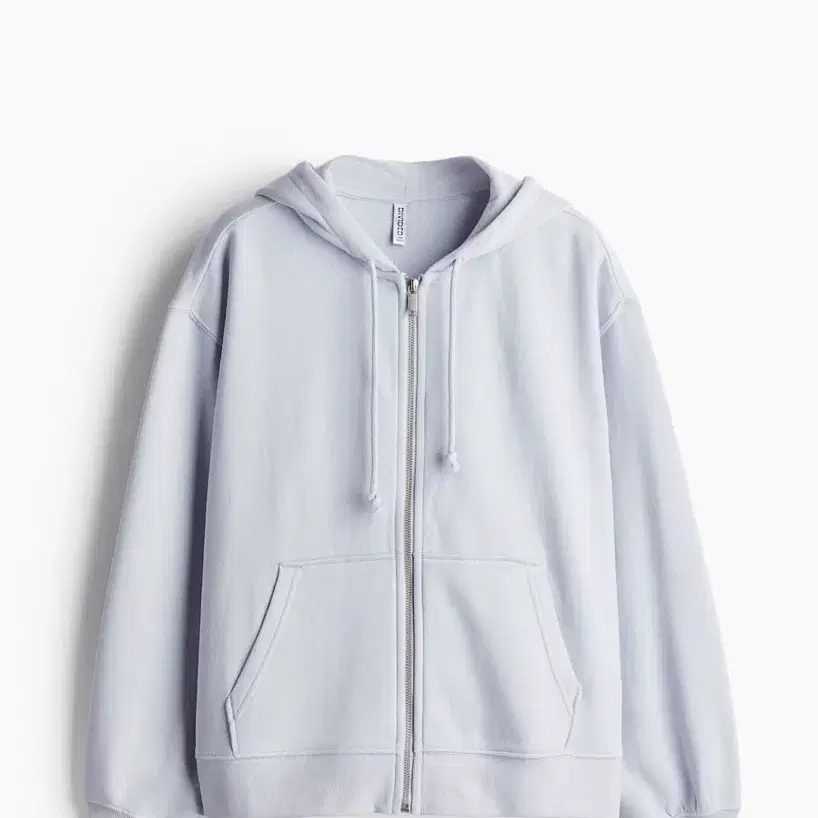 H&M 집업 후디 라이트 블루