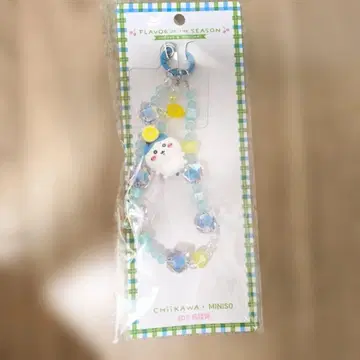 중국 한정판 MINISO 치이카와 (먼작귀) 하치와레 후르츠 스트랩 마스코트