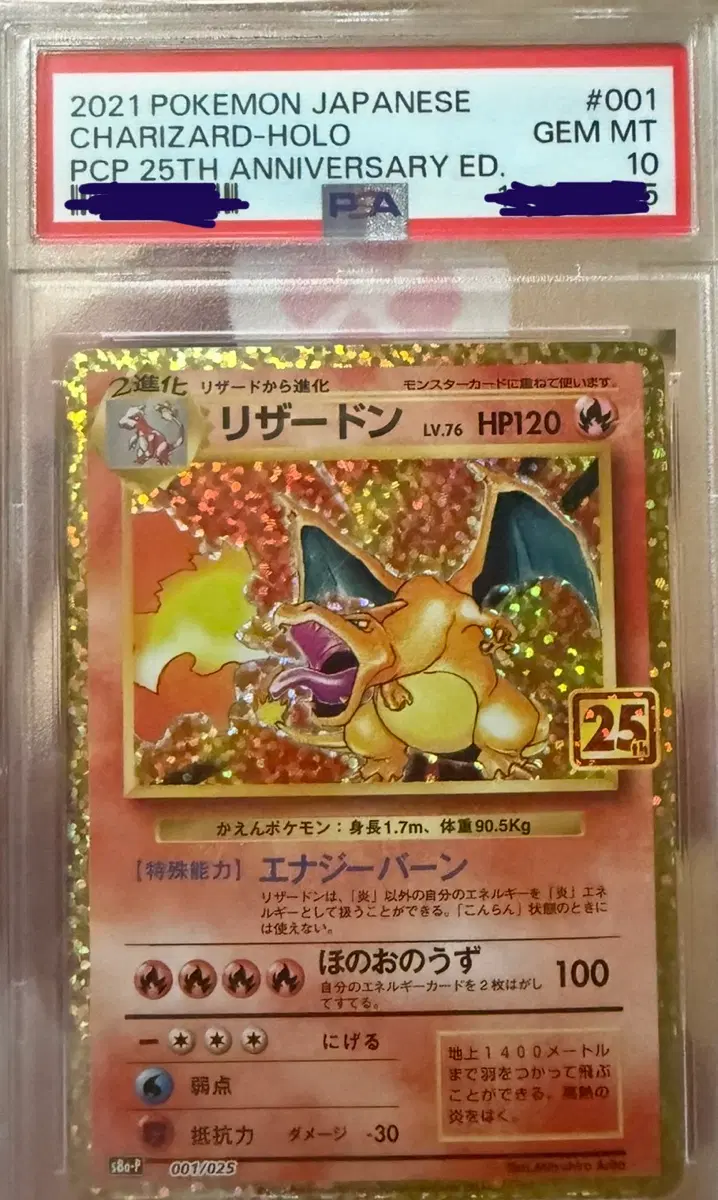 25주년 리자몽 psa