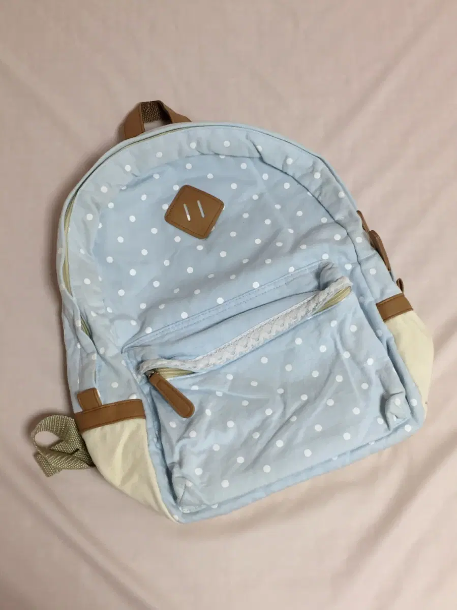 Vintage Mori Girl Dot Lace Backpack