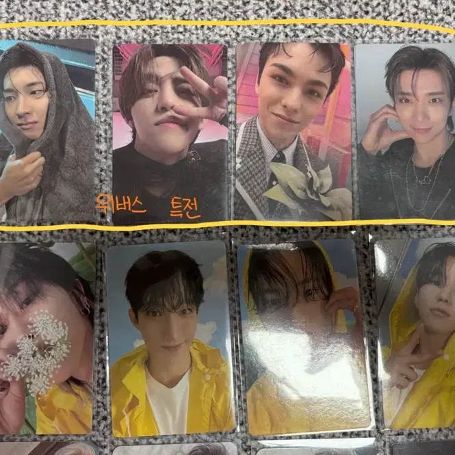 세븐틴 포토카드 일괄