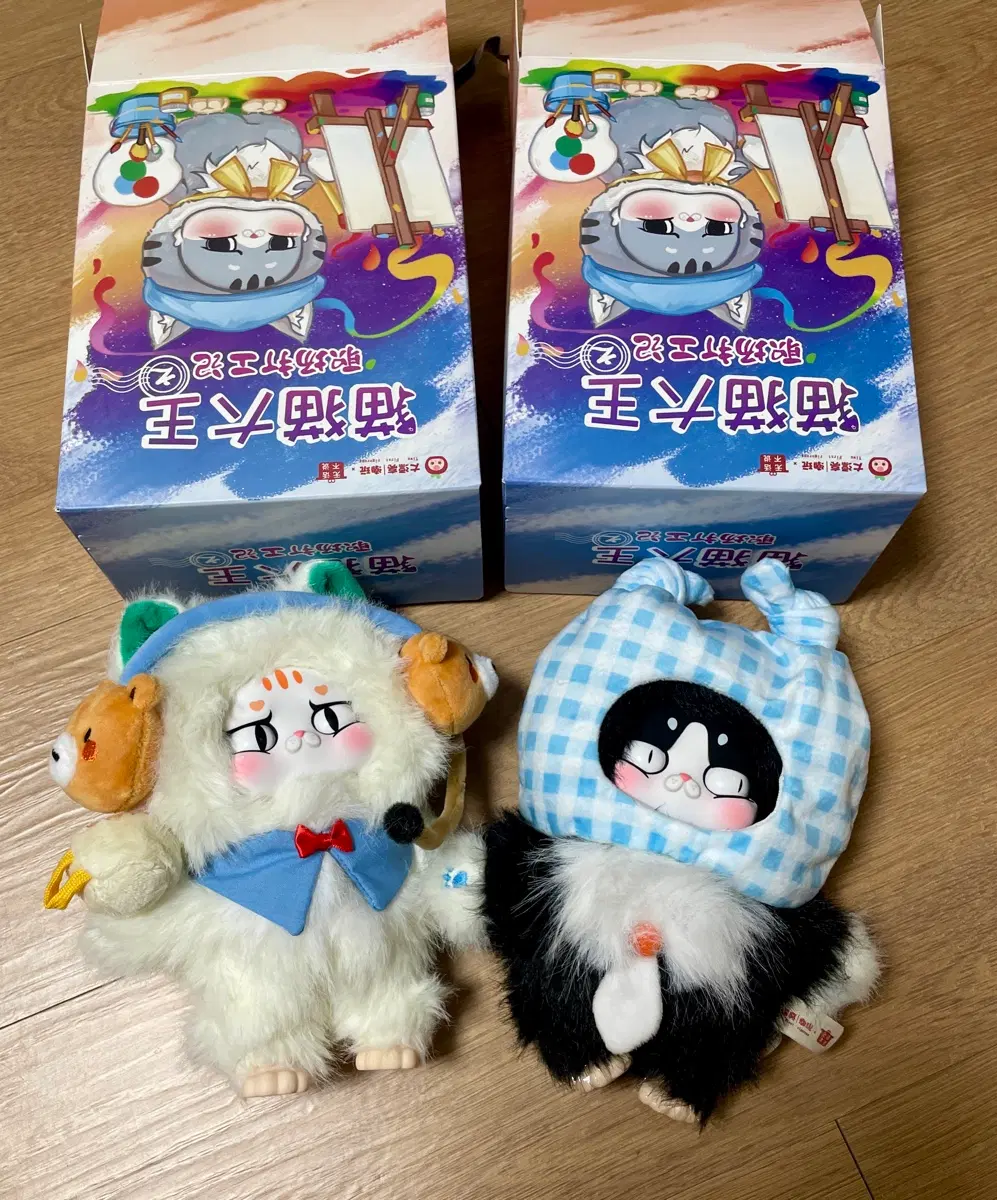 베이비쓰리 고양이 직업 인형 헤드셋, 봉다리