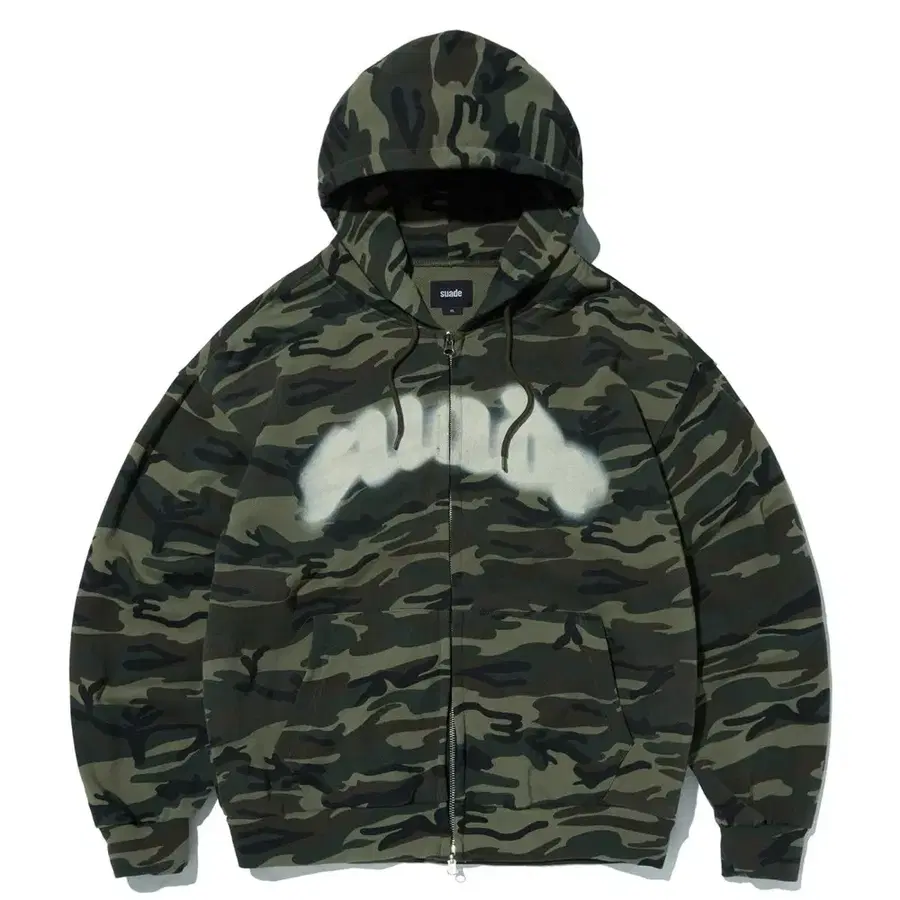 스웨이드 FIRE SUADE HOOD ZIP UP CAMO 후드 집업 M & XL