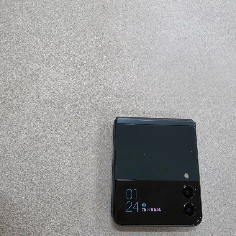 갤럭시 Z플립3 그린 무잔상 정상공기기 중고폰