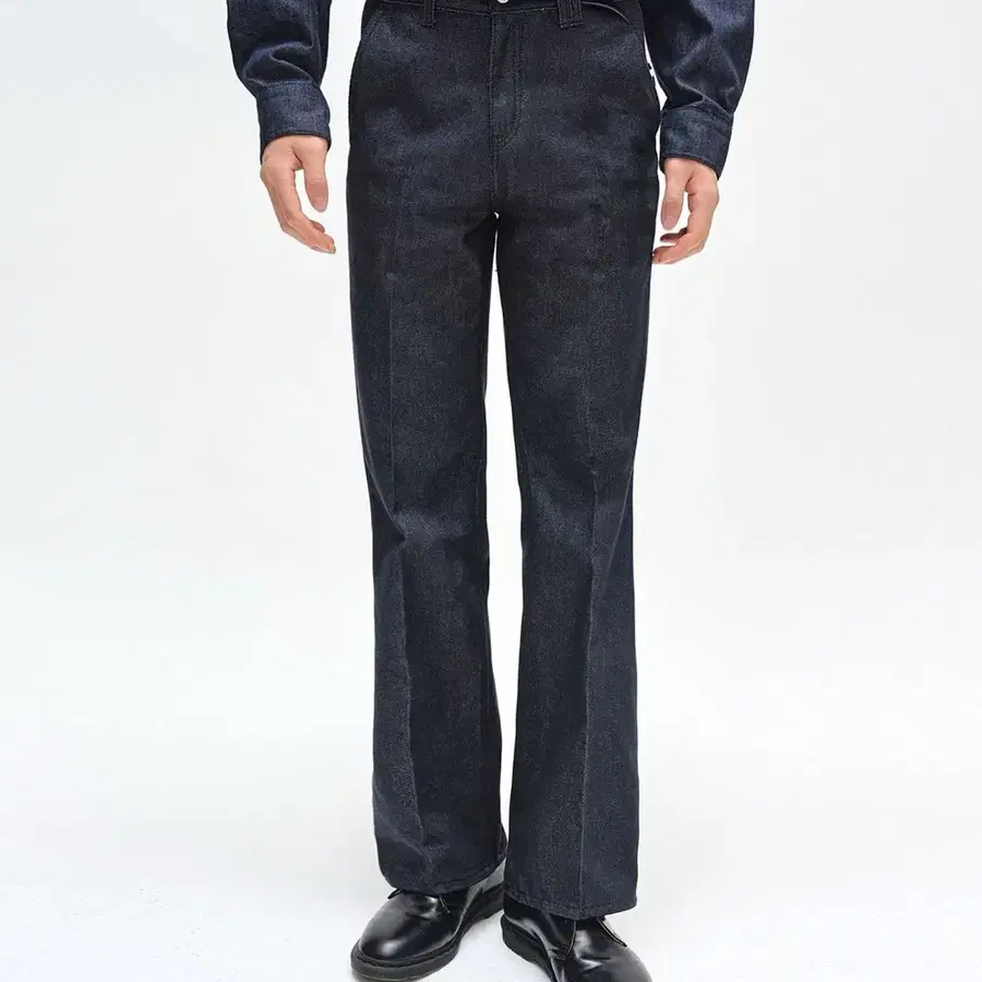 데케트 Semi Flared Jeans DCPT044 인디고 데님 청바지 30