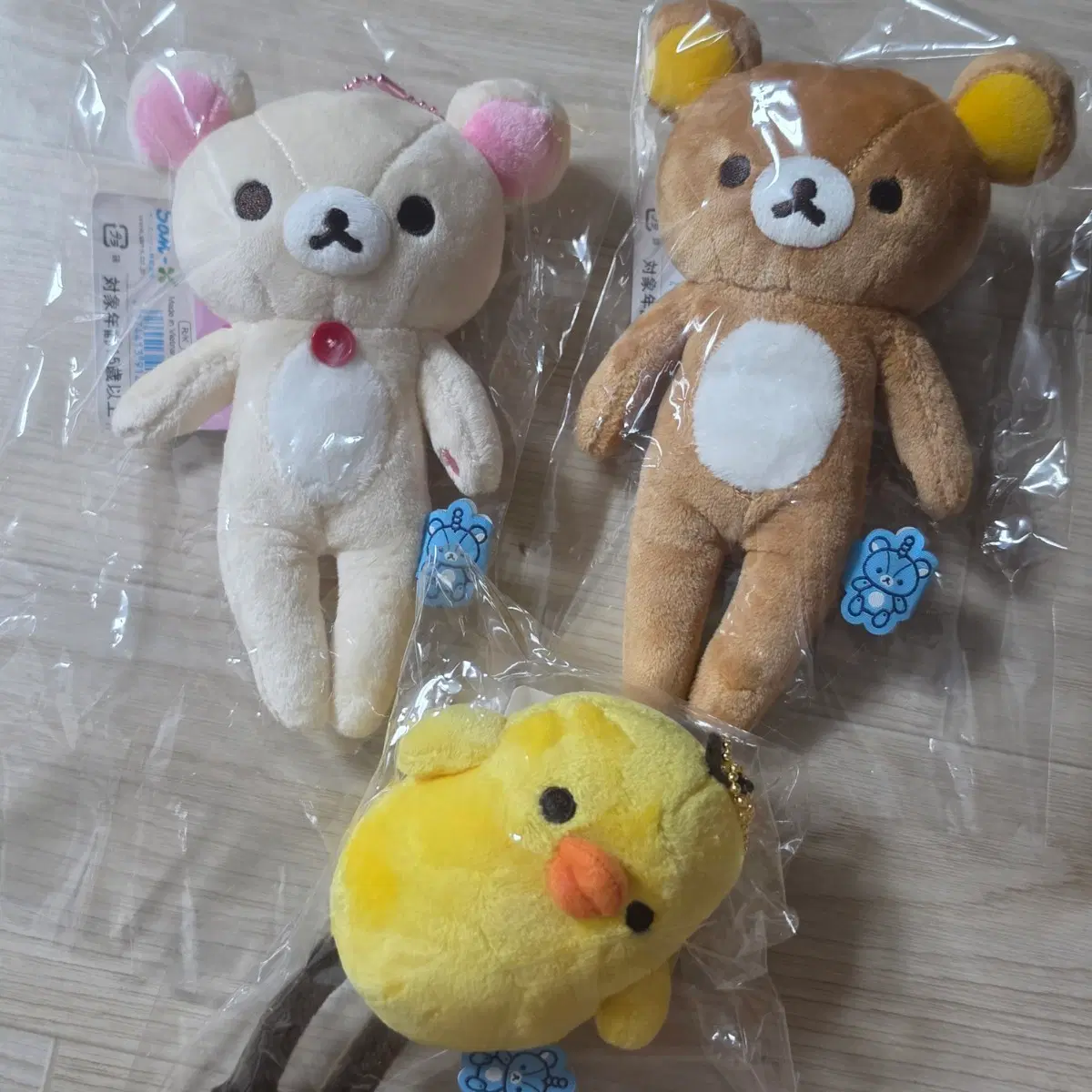 롱다리 리락쿠마 키이 코리락 마스코트 3개일괄