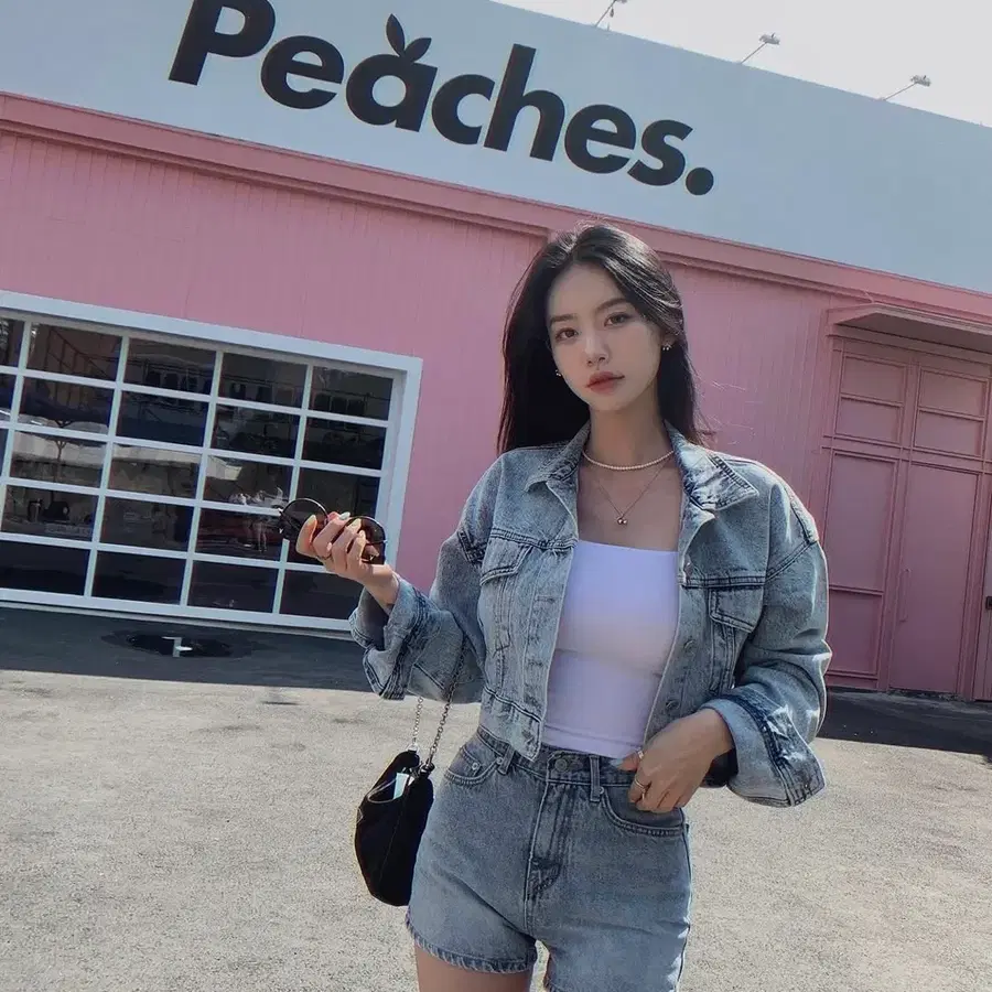 페일제이드 파인체리 스톤블루진쇼츠