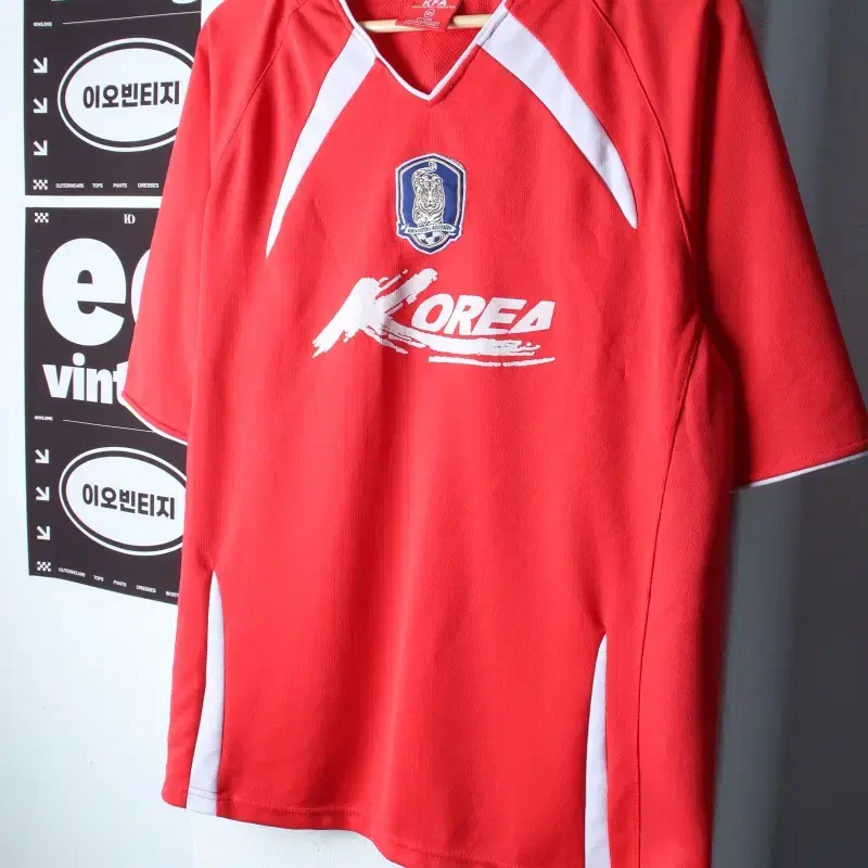 (XL) 브랜드빈티지 반팔 티셔츠 축구유니폼 한국국대 응원-H36823