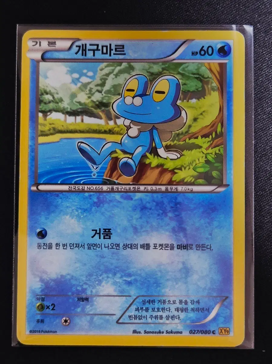 포켓몬 카드 개구마르 XY9 027/080