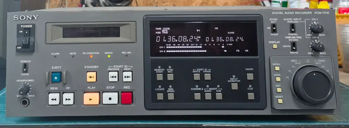 SONY DAT 플래이어 PCM-7010
