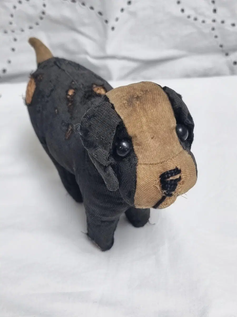 앤틱 강아지 인형 테디베어