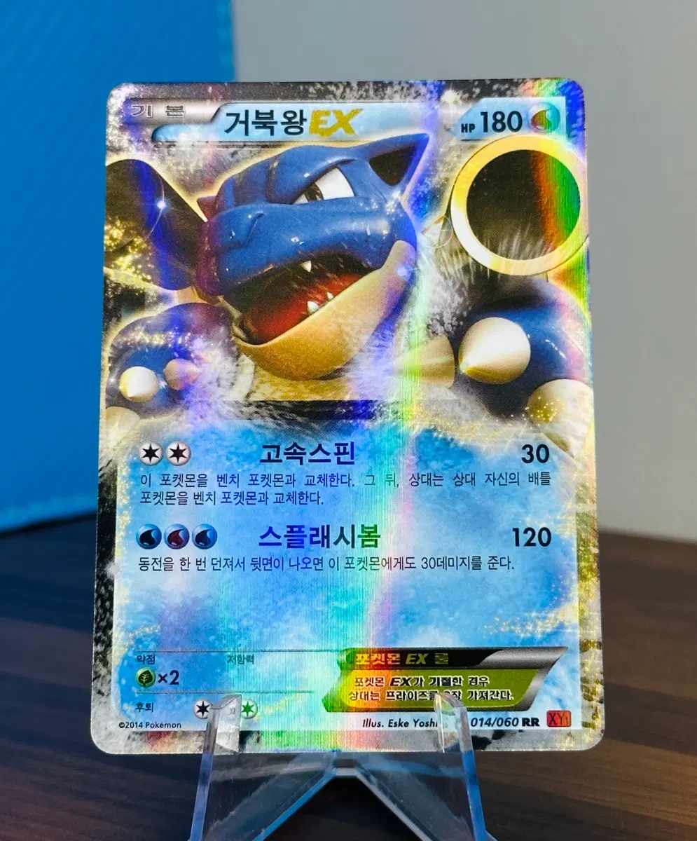 포켓몬 카드 거북왕 EX XY1