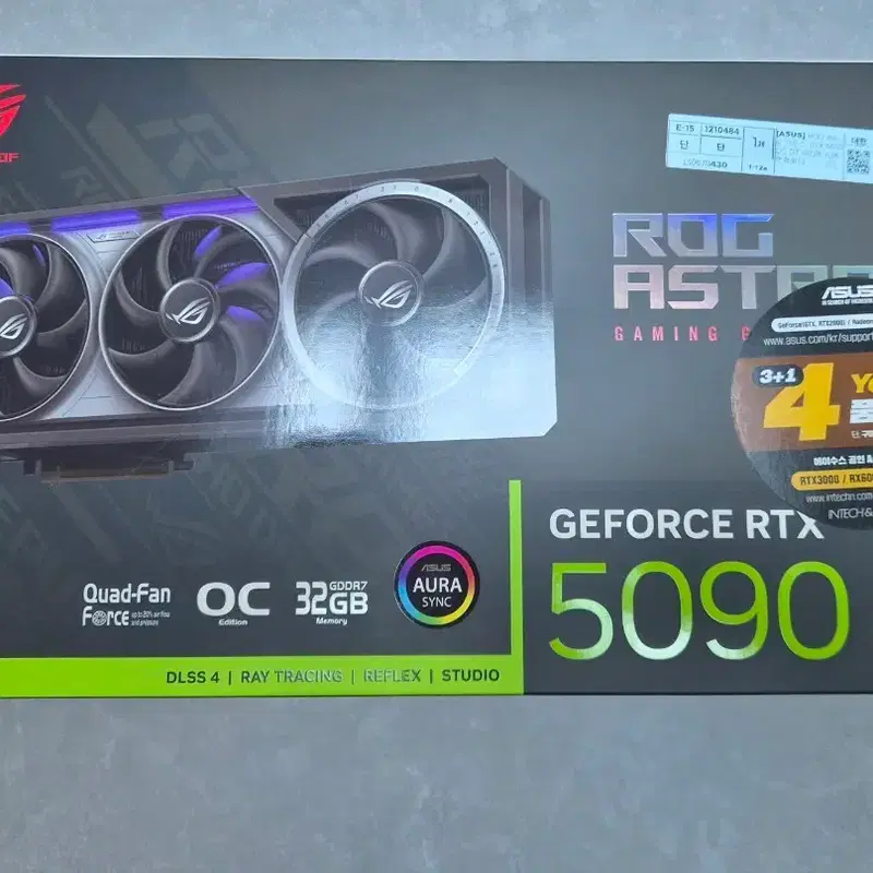 asus rog rtx 5090 아스트랄 블랙