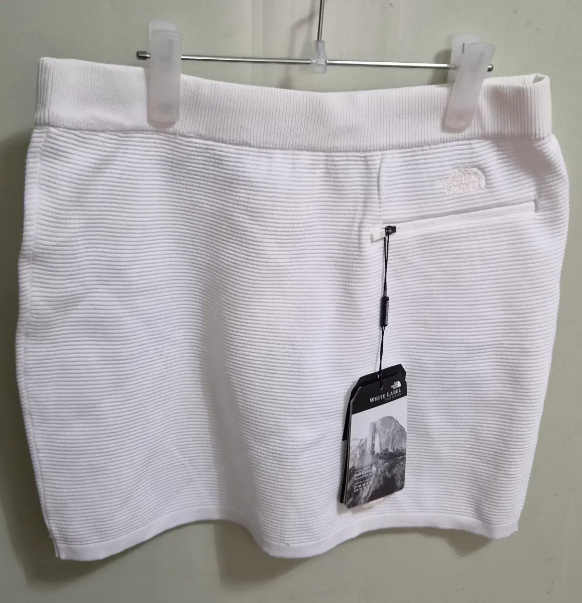 노스페이스 화이트라벨 여성 골프 스커트 화이트