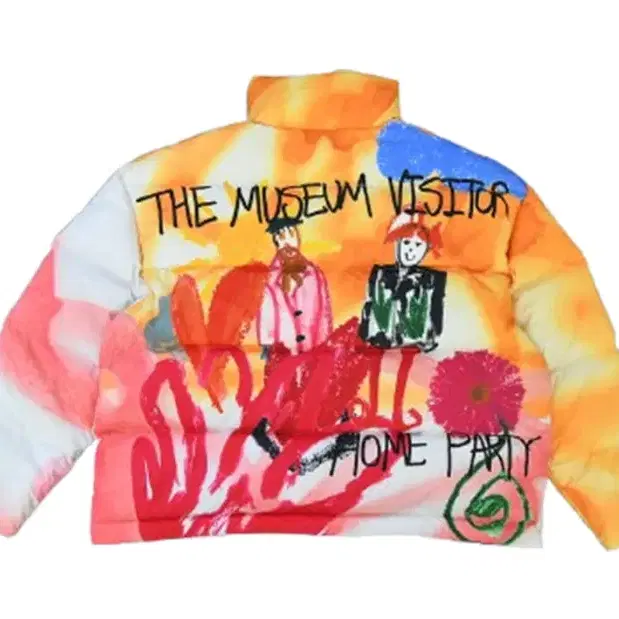 (새상품, 네고가능)MUSEUM PARTY DOWN JACKET (ORANGE) M