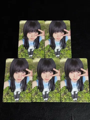 주운 Hearts 2 Hearts 타워 레코드 혜택 트레이딩 카드 5장