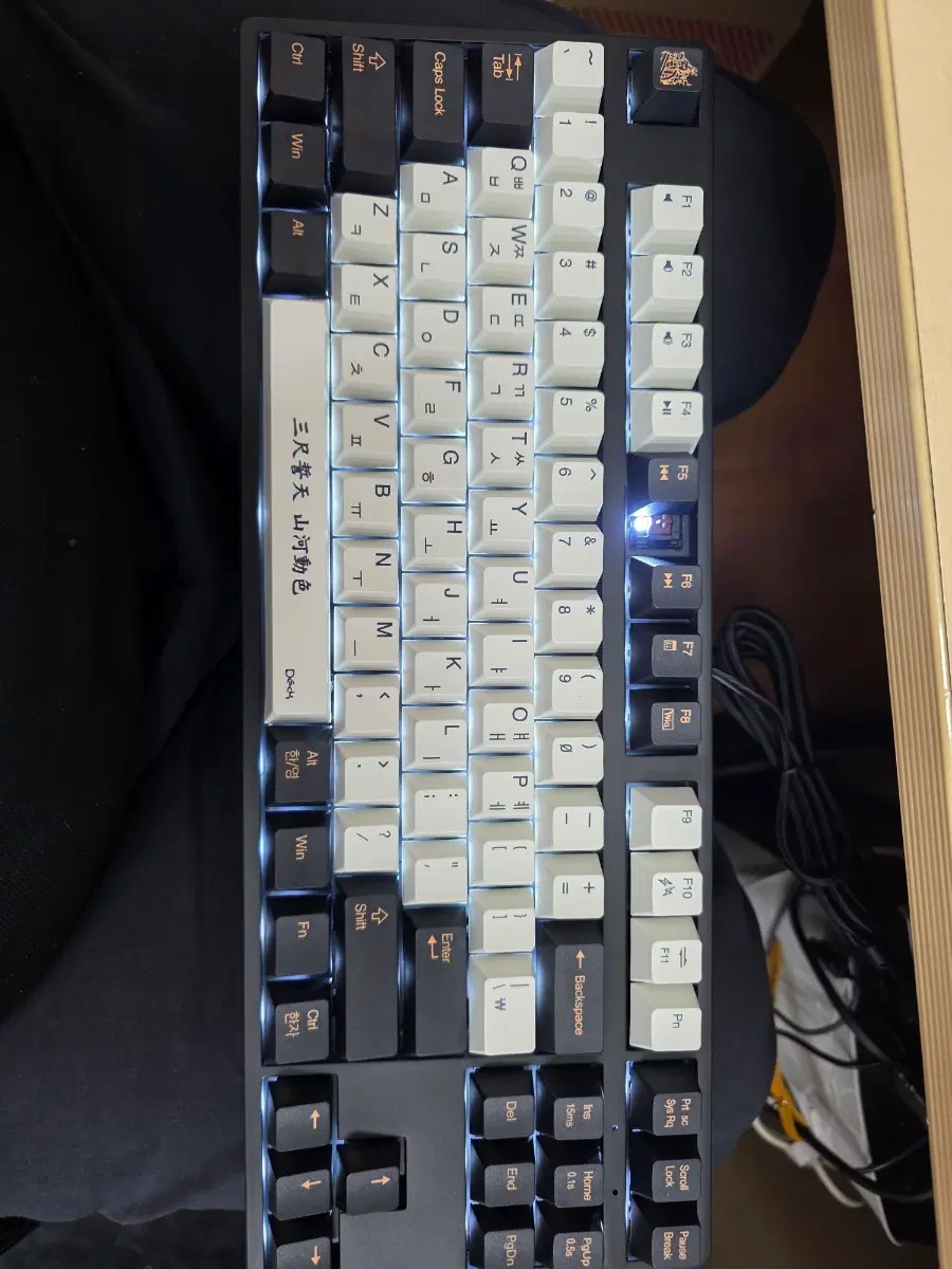 덱프랑슘 거북선 블랙에디션 PBT 이중사출 기계식 키보드 판매합니다(적축,갈축)