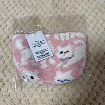 [ 미사용 새상품 ] FEILER 페이 파우치 고양이 패턴