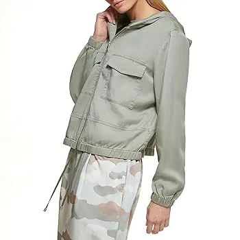 DKNY 도나카란 포켓 블루종 자켓 M
