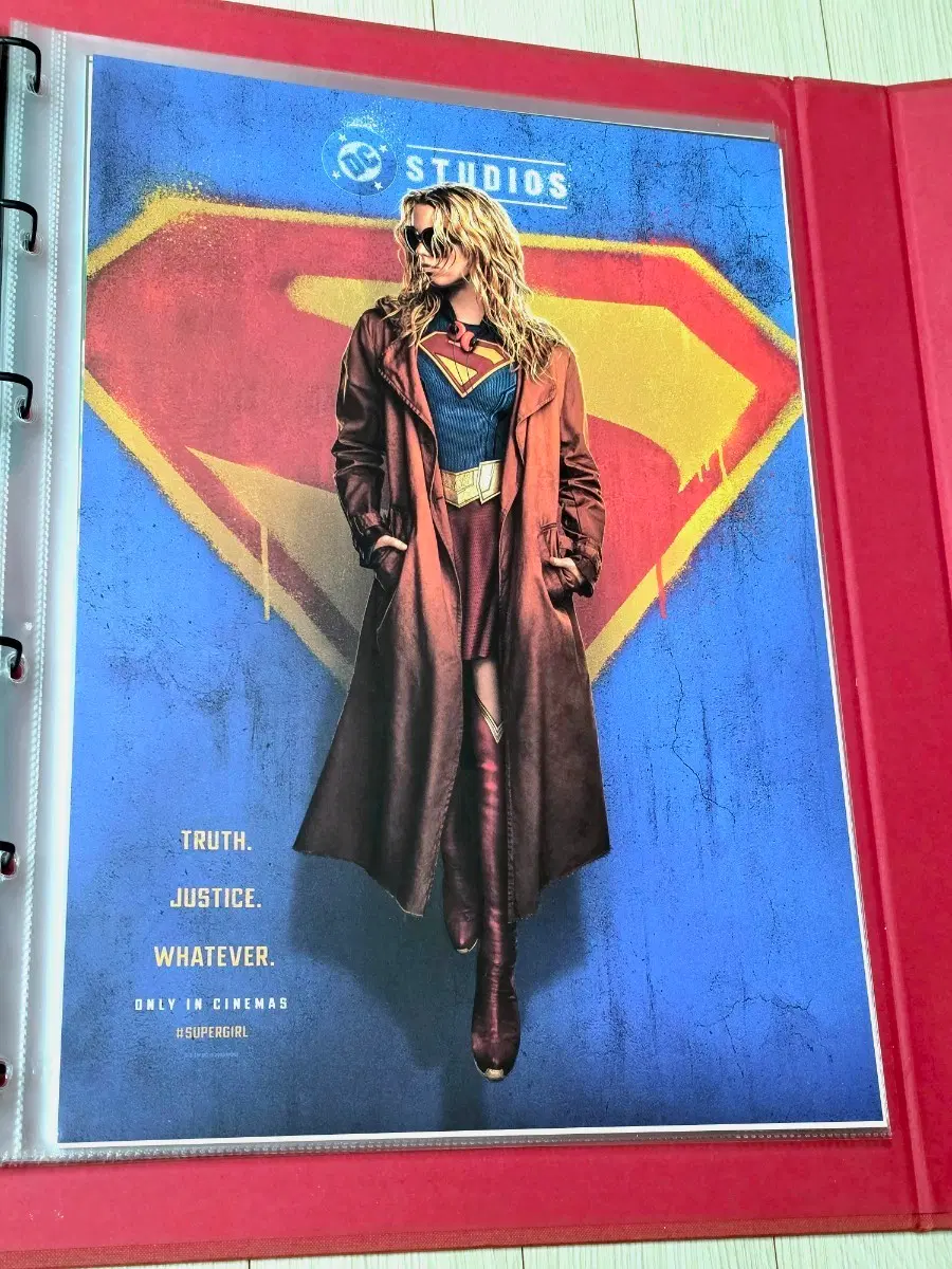 [전용박스포장]영화 DCstudios 슈퍼걸 씨네큐 티저 포스터(A3)