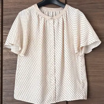 UNITED ARROWS 올 패턴 쉬폰 블라우스 유나이티드 애로우즈