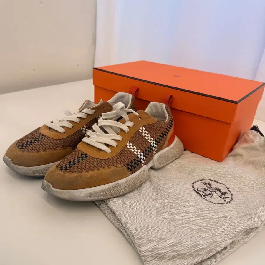 <정품>에르메스(Hermes) 우븐 스니커즈