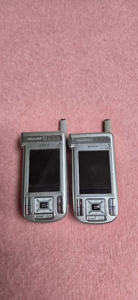KTF-X6500 에버 원터치카메라슬라이드 에버팝업아이 소장 수집 정상 폰