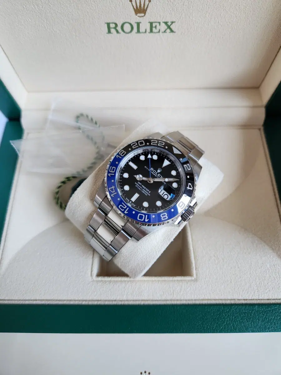 롤렉스 GMT 마스터2 블루 블랙 배트맨 22년식 126710