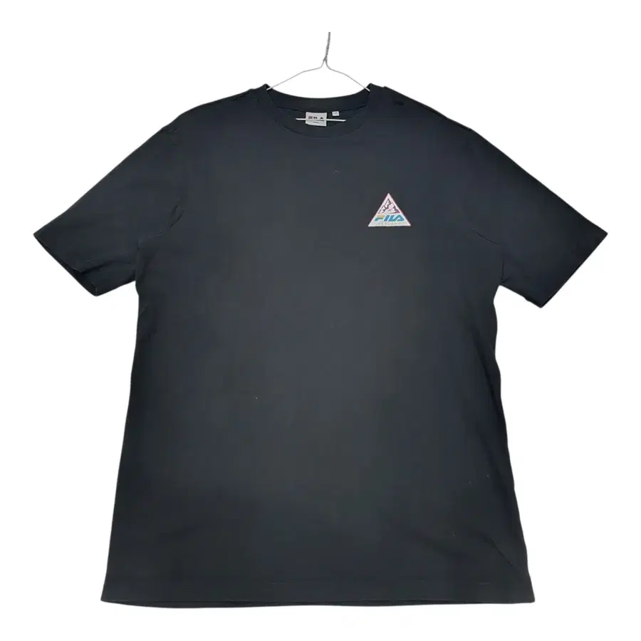 <만원빈티지> FILA X EXPLORE 그래픽 블랙 반팔티 S