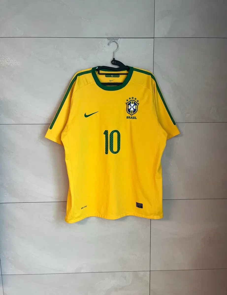 나이키 10-11 No.10 브라질 축구 국대 홈 유니폼 Nike
