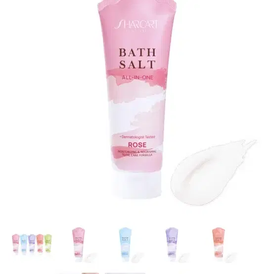 샤카트 올인원 배쓰솔트 로즈 200g