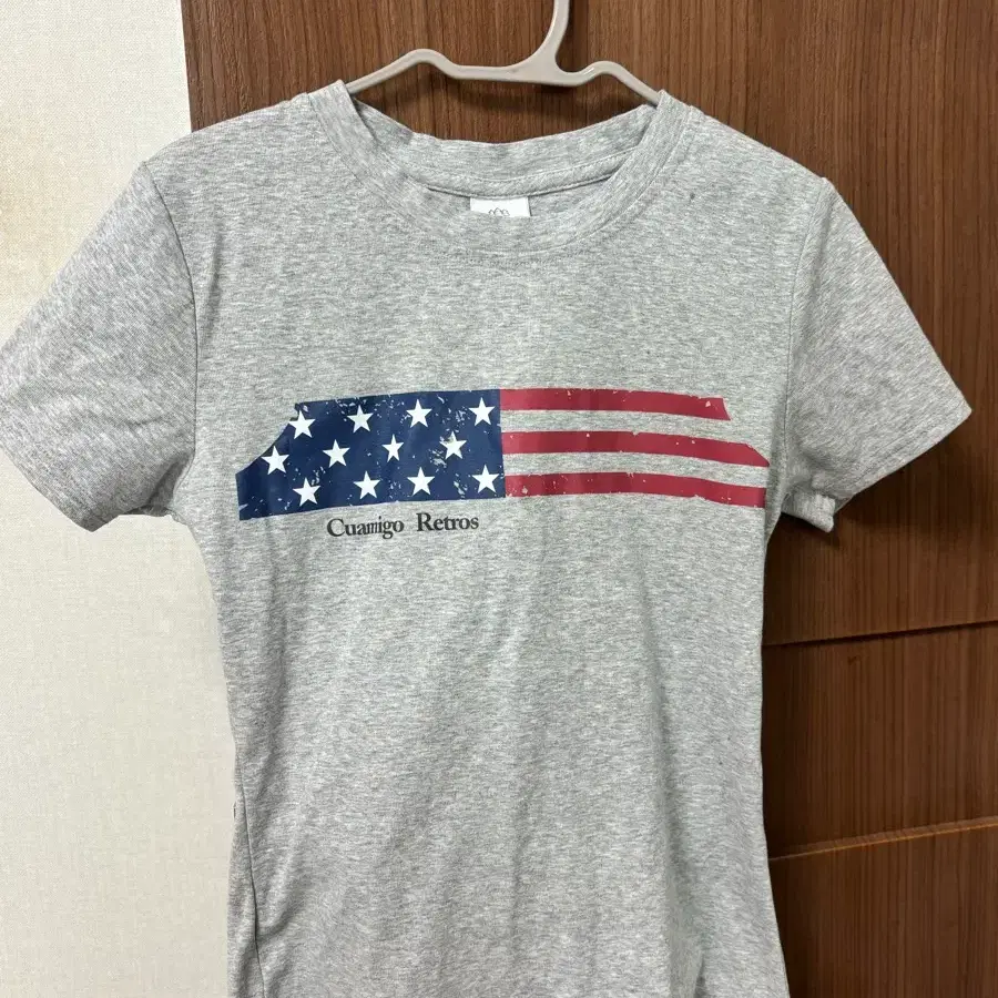 슬림 회색티
