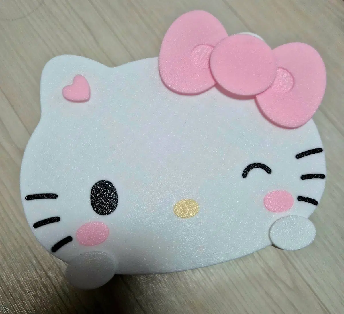 산리오 헬로키티 3D 보관함 소품함