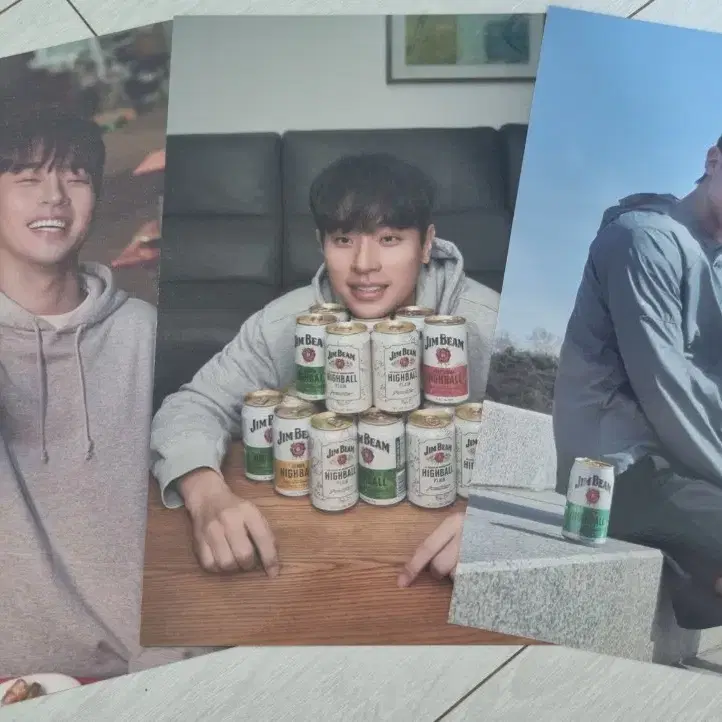 박정민 짐빔 하이볼 엽서 3장