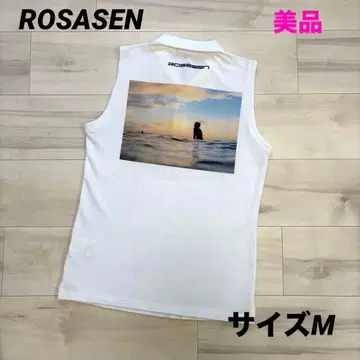[새상품급] 로사센 슬리브리스 피케 셔츠 여성용 화이트 사이즈 M
