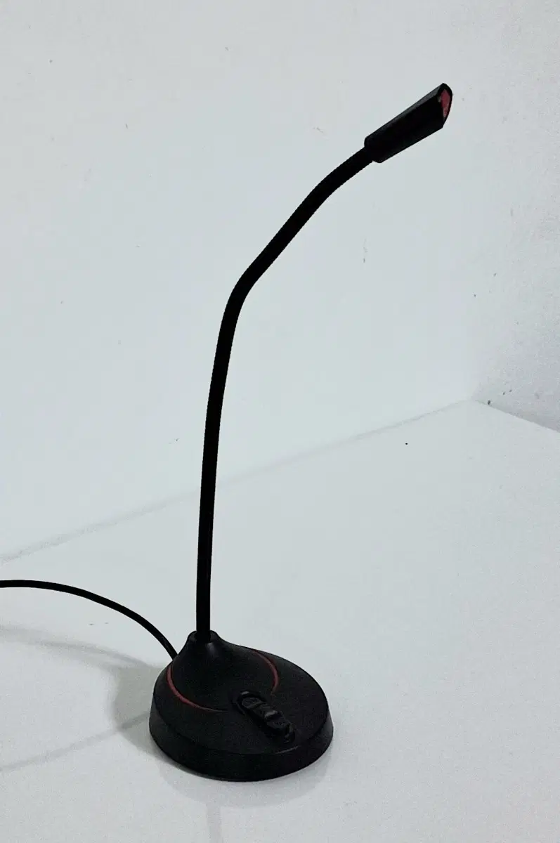 PC 탁상용 구즈넥 마이크 블랙 3.5mm 단자