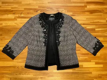 ST. JOHN Couture 노카라 자켓 사이즈 14