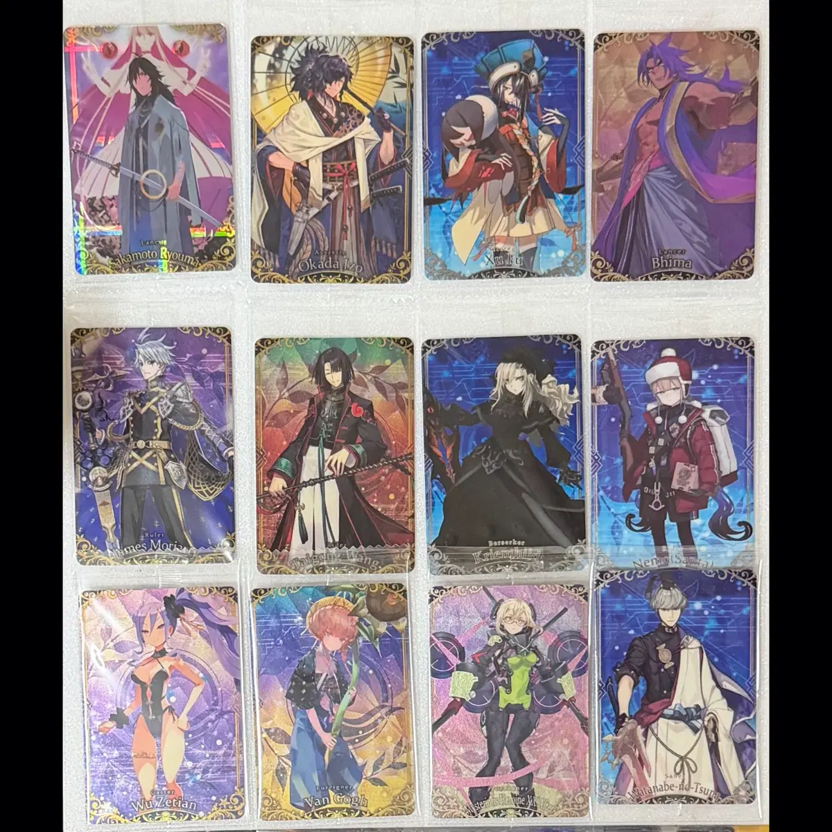 페이트 그랜드 오더 fgo 페그오 웨하스 료마 모조교 태공망 등 일괄판매