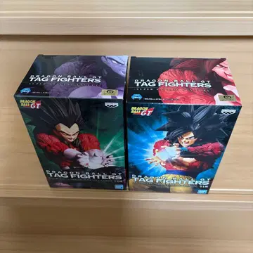 드래곤볼 TAG FIGHTERS 손오공 베지터 피규어 2점