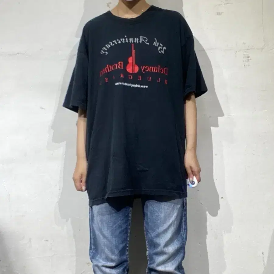 00s Delaney Brothers 25주년 기념 밴드 티셔츠 L