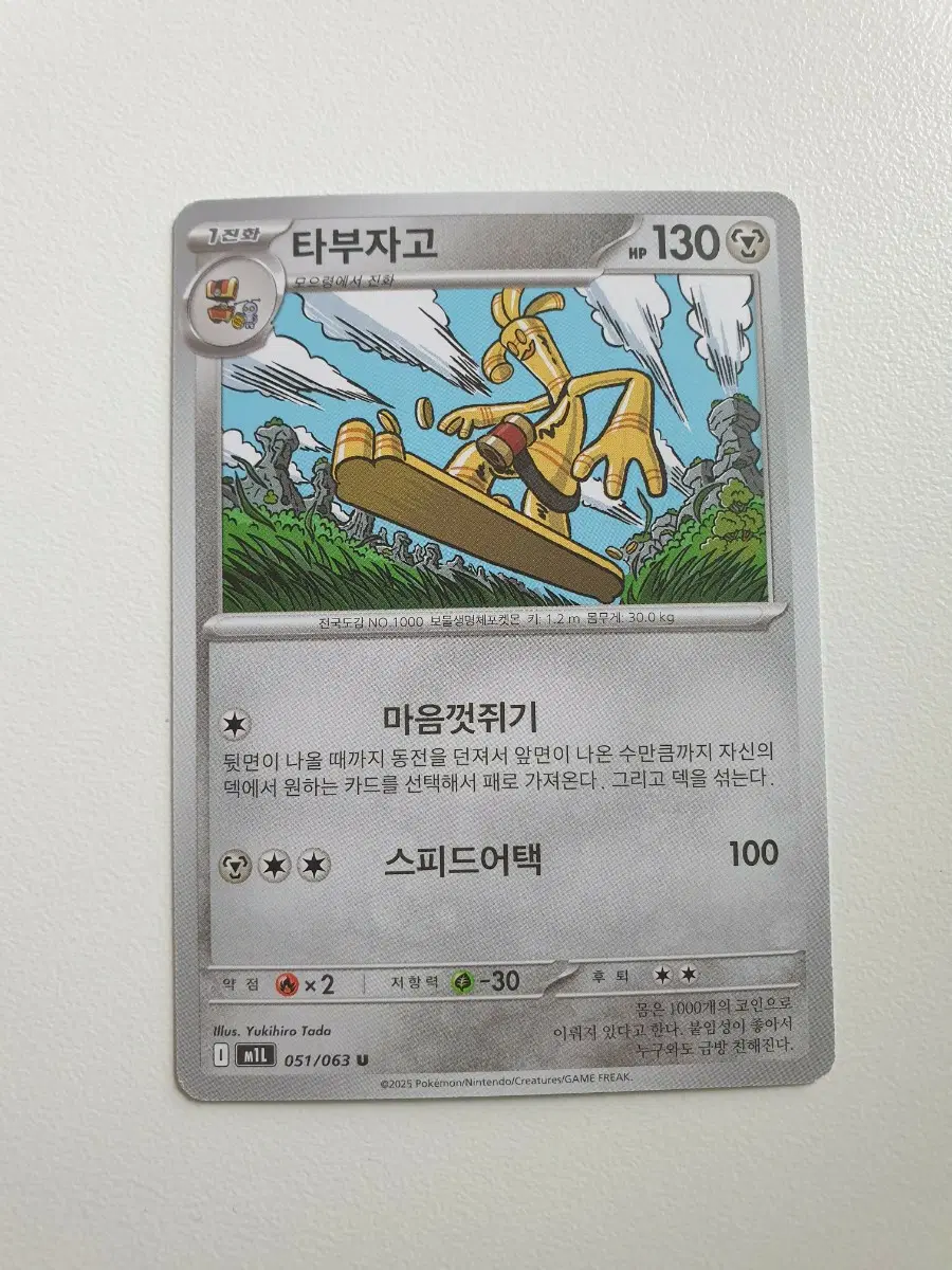 타부자고 포켓몬카드